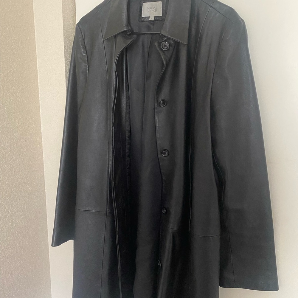 Marks & Spencer Black Leather Jacket